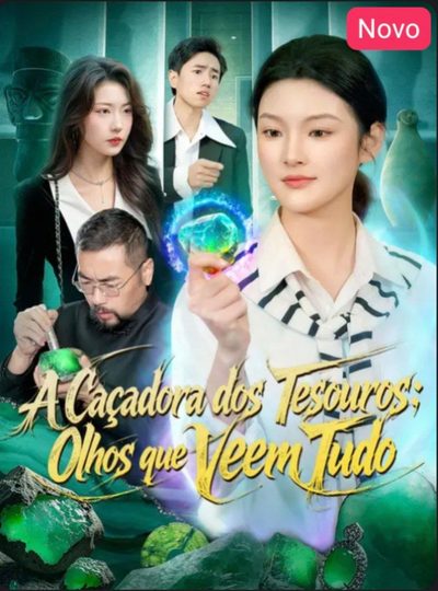 Capa da minissérie A Caçadora dos Tesouros: Olhos que Veem Tudo