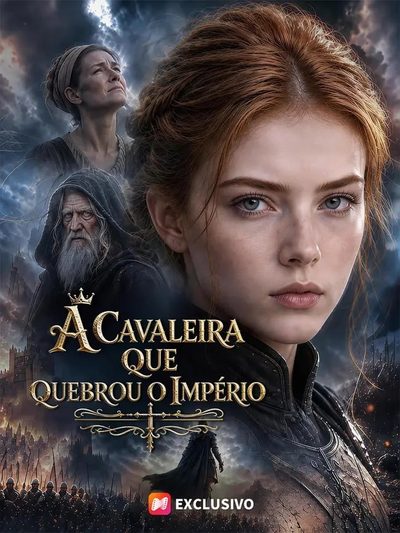 Capa da minissérie A Cavaleira que Quebrou o Império