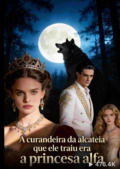 Capa da minissérie A Curandeira da Alcatéia que Ele Traiu Era a Princesa Alfa Dublado
