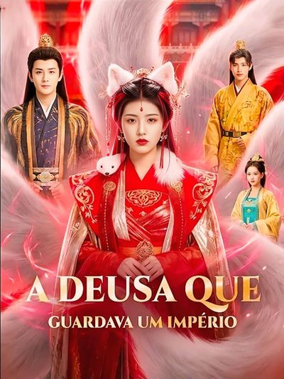 Capa da minissérie A Deusa que Guardava um Imperio