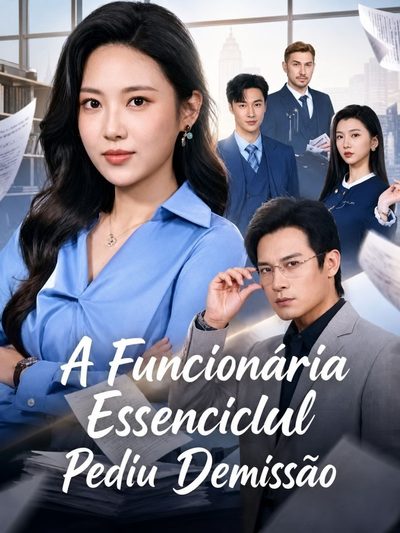 Capa da minissérie A Funcionária Essencial Pediu Demissão