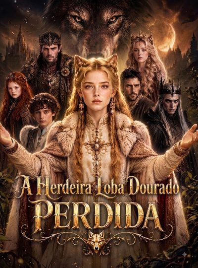 Capa da minissérie A Herdeira Loba Dourada Perdida