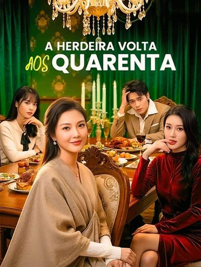Capa da minissérie A Herdeira Volta Aos Quarenta