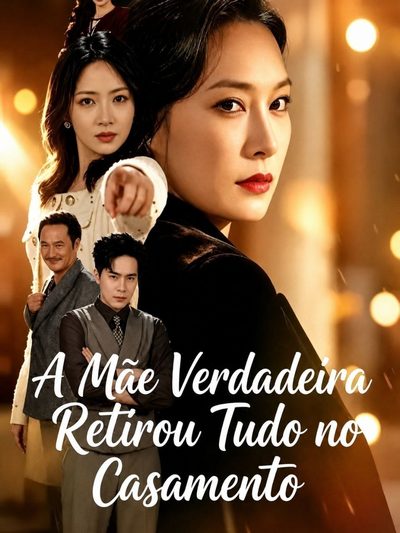 Capa da minissérie A Mãe Verdadeira Retirou Tudo no Casamento