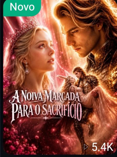 Capa da minissérie A Noiva Marcada para o Sacrifício
