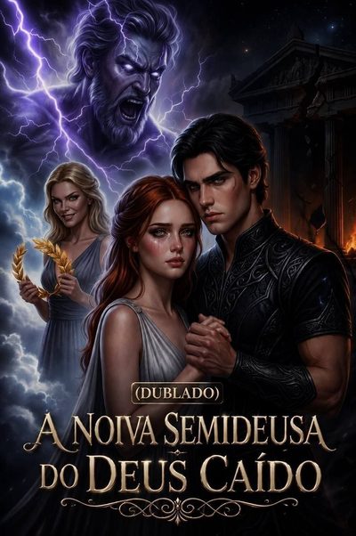 Capa da minissérie A Noiva Semideusa do Deus Caído