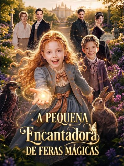 Capa da minissérie A PEQUENA ENCANTADORA DE FERAS MÁGICAS Corrigida