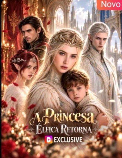 Capa da minissérie A Princesa Élfica Retorna