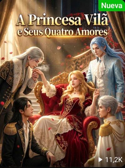 Capa da minissérie A Princesa Vilã e Seus Quatro Amores