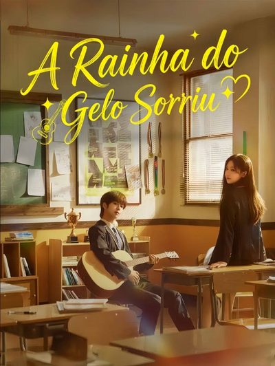 Capa da minissérie A Rainha do Gelo Sorriu