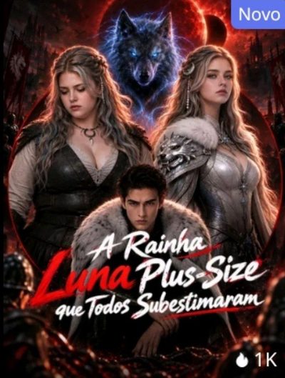Capa da minissérie A Rainha Luna Plus Size que Todos Subestimaram