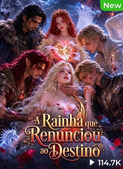 Capa da minissérie A Rainha que Renunciou ao Destino
