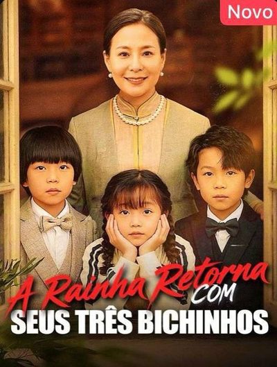Capa da minissérie A Rainha Retorna com Seus Três Bichinhos