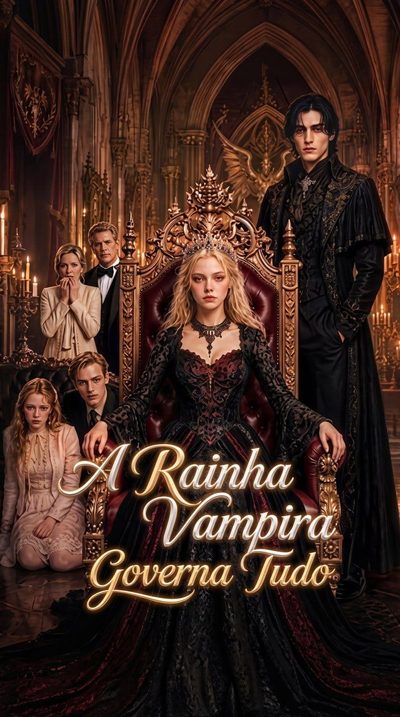 Capa da minissérie A Rainha Vampira Governa Tudo MORRI TRAÍDA E RENASCI COMO RAINHA VAMPIRA