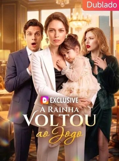Capa da minissérie A Rainha Voltou ao Jogo -