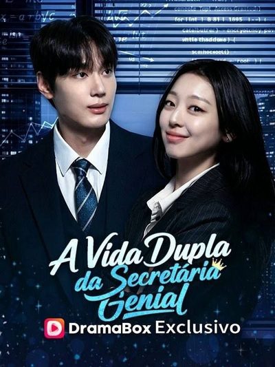 Capa da minissérie A Vida Dupla da Secretária Genial
