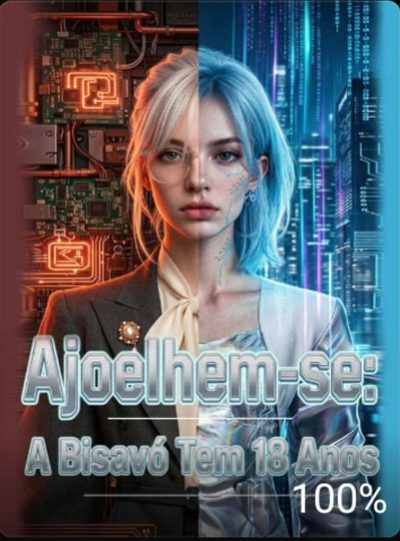 Capa da minissérie Ajoelhem-se: a Bisavô Tem 18 Anos