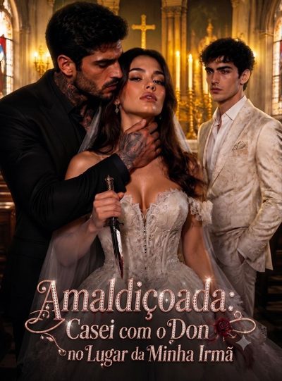 Capa da minissérie Amaldiçoada Casei Oxm o Don no Lugar da Minha Irmã
