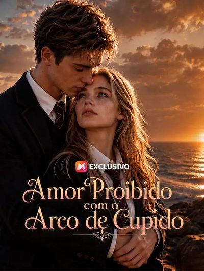 Capa da minissérie Amor Proibido com Arco de Cupido
