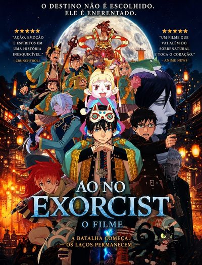 Capa da minissérie 🔥👹 Ao no Exorcist: O Filme 👹🔥