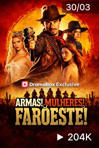 Capa da minissérie Armas! Mulheres! Faroeste!