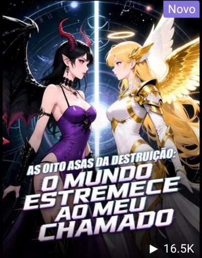 Capa da minissérie As Oito Asas da Destruição: o Mundo Estremesse ao Meu Chamado