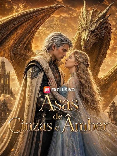 Capa da minissérie Asas de Cinzas e Âmber