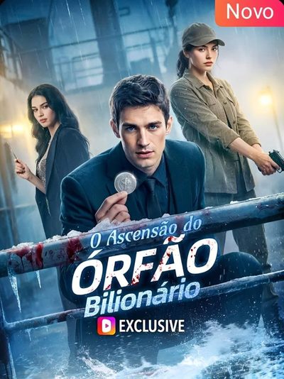 Capa da minissérie Ascensão do Orfão Bilionário