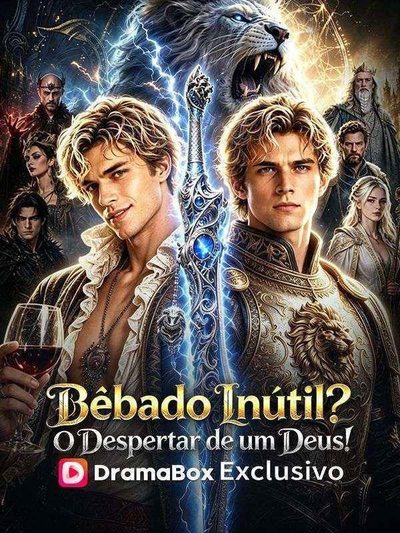 Capa da minissérie Bebado Inútil? o Despertar de um Deus!