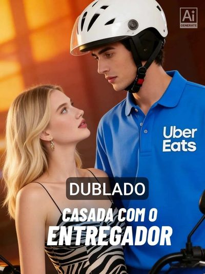 Capa da minissérie Casada com Entregador Dublado