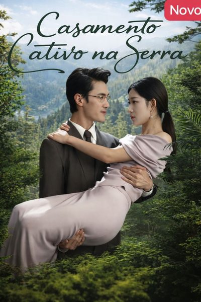 Capa da minissérie Casamento Cativo na Serra