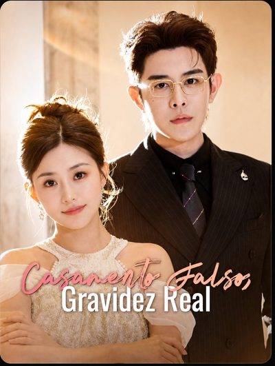 Capa da minissérie Casamento Falso, Gravidez Real
