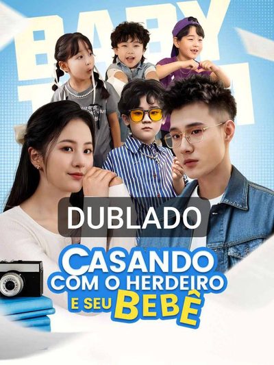 Capa da minissérie Casando com o Herdeiro e Seu Bebê Dublado