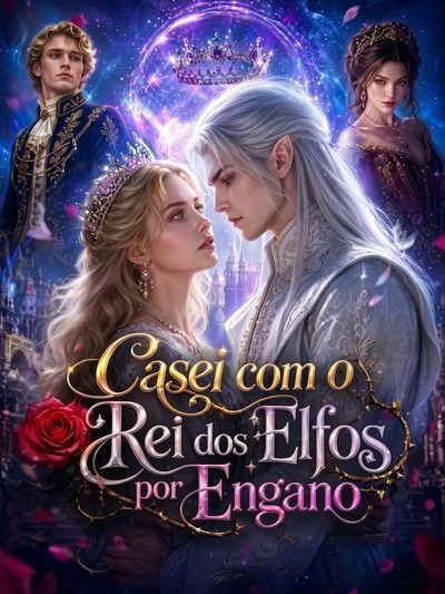 Capa da minissérie Casei com o Rei dos Elfos por Engano