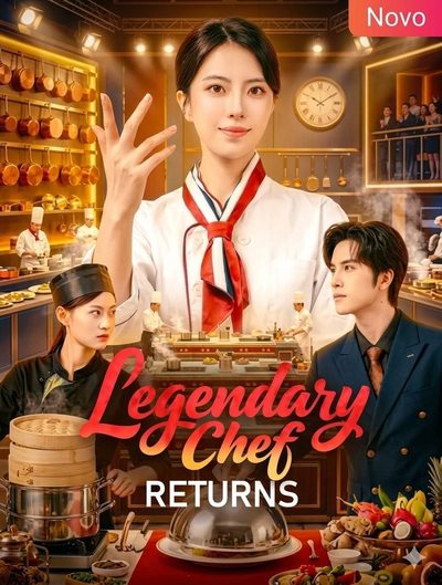 Capa da minissérie CHEF LENDÁRIA ESTÁ DE VOLTA Legendary Chef Returns