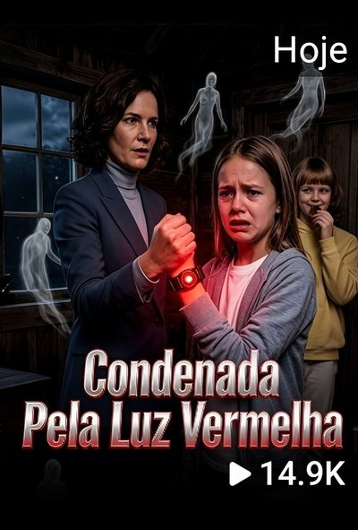 Capa da minissérie Condenada Pela Luz Vermelha