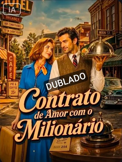 Capa da minissérie Contrato de Amor com o Milionário Dublado
