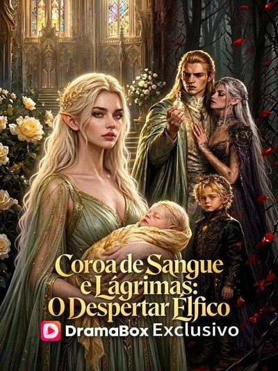 Capa da minissérie Coroa de Sangue e Lágrimas o Despertar Élfico