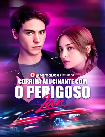 Capa da minissérie Corrida Alucinante com o Perigoso Ian