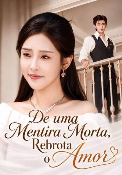 Capa da minissérie De uma Mentira Morta,rebrota o Amor