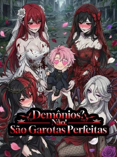 Capa da minissérie Demônios? Não! São Garotas Perfeitas