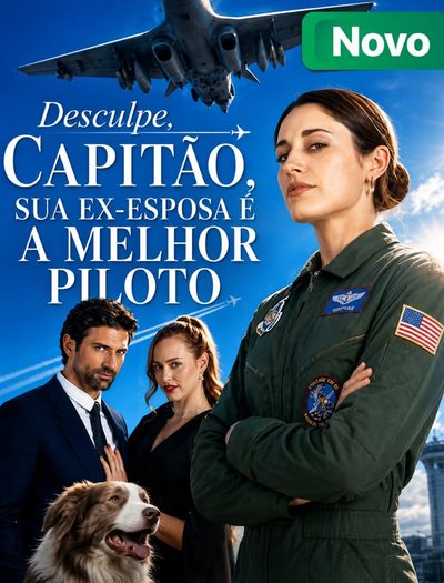 Capa da minissérie Desculpe, Capitão. Sua Ex-esposa É a Melhor Piloto.