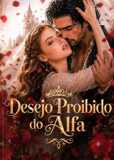 Capa da minissérie Desejo Proibido Do Alfa - IA