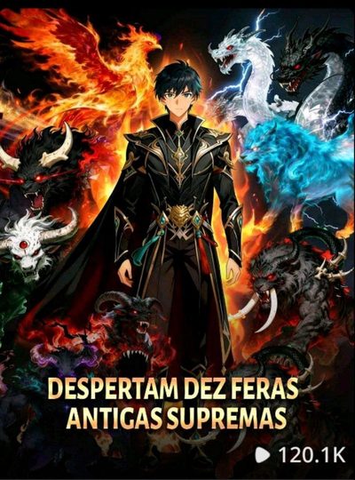 Capa da minissérie Despertam Dez Feras Antigas Supremas