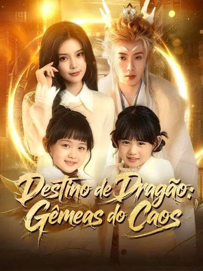 Capa da minissérie DESTINO DO DRAGÃO: GÊMEAS DO CAOS O Caminho do Rei Dragão: Gêmeos à Solta na Cidade!