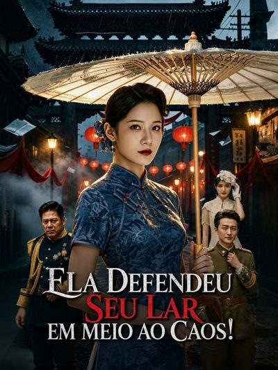 Capa da minissérie Ela Defendeu Seu Lar em Meio ao Caos!