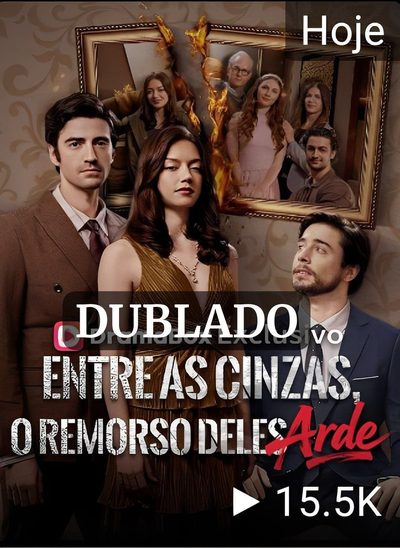 Capa da minissérie Entre as Cinzas, o Remorso Dele Arde Dublado
