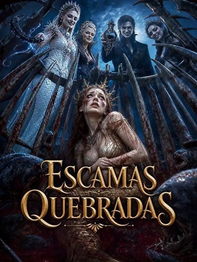 Capa da minissérie Escamas Quebradas