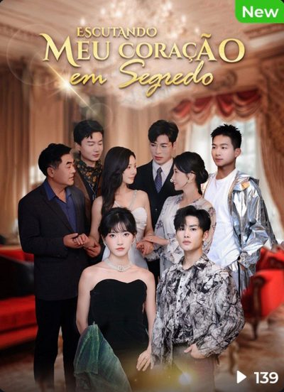 Capa da minissérie Escutando Meu Coração em Segredo