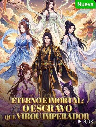 Capa da minissérie Eterno e Imortal: o Escravo que Virou Imperador